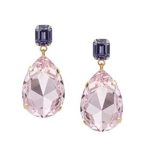 Janis Savitt Multi Color Drop Gemstone Earrings